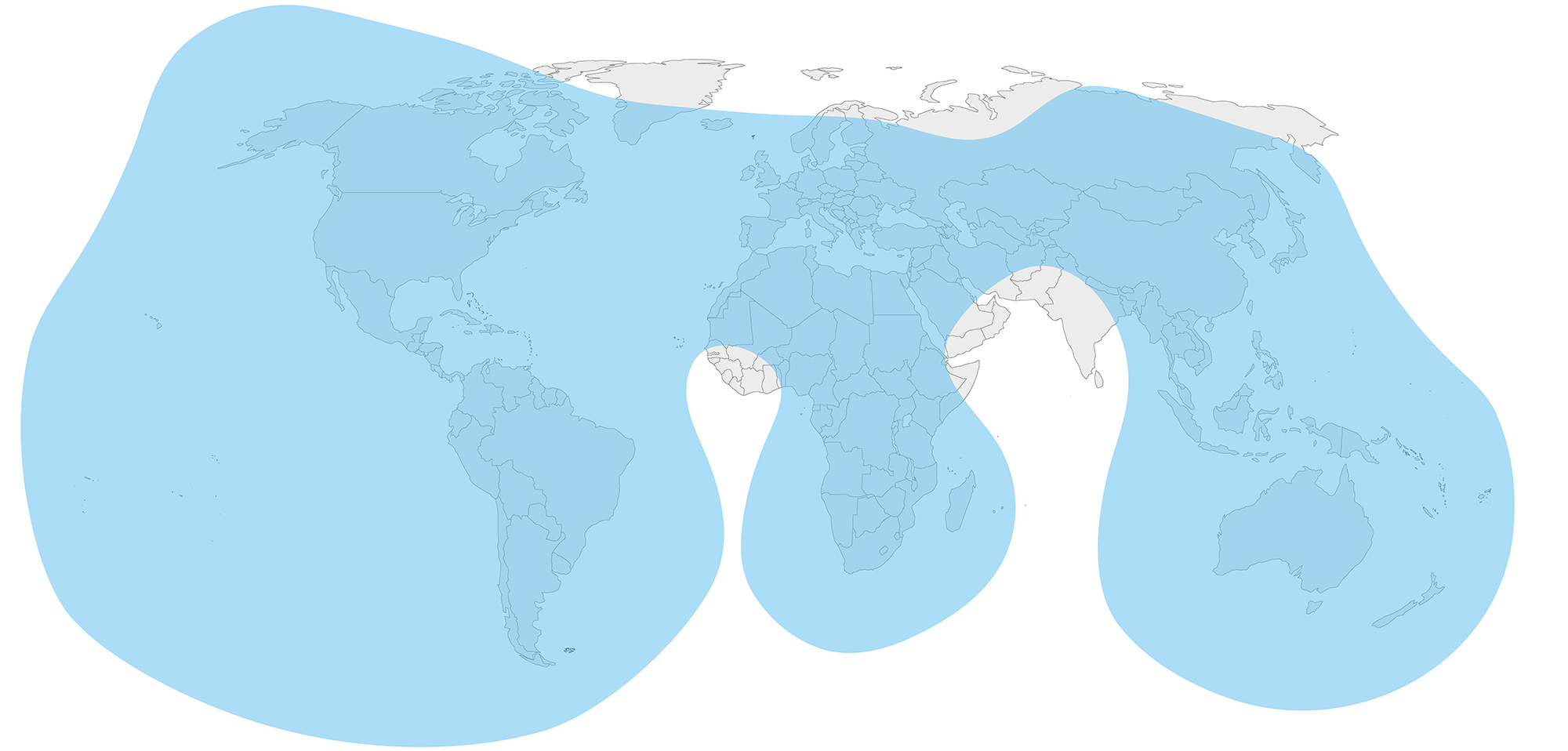 Globalstar-Coverage-Map