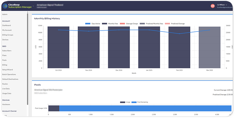 Cloudloop-Subscription-Manager-Screenshot